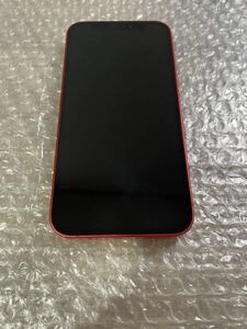 Apple iPhone12 mini 128GB RED PRODUCT RED MGDN3J/A バッテリ82% SIMフリー 画面表、裏キズなし。側面小キズあり。