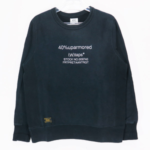 WTAPS ダブルタップス 16AW HELLWEEK SWEATER 02/SWEATSHIRT.COPO ヘルウィーク セーター スウェットシャツ ブラック トレーナー Fez