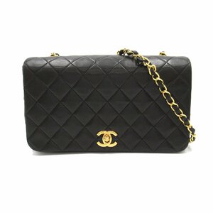 シャネル マトラッセ シングルフラップチェーンショダー ブランドオフ CHANEL ラムスキン（羊革） ショルダーバッグ ラムスキン 中古 レデ