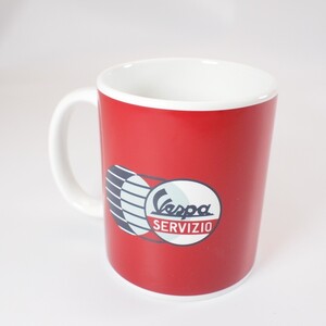 VESPA ベスパ マグカップ 赤 vespa servizio mug cup マグ 50S SPRINT ET3 GTS GS GTR PX200E PX200FL LX ETS PX150E