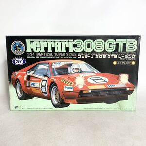 ② 未組立 マルイ 1/24 フェラーリ 308 GTB レーシング Ferrari モーターライズ プラモデル MT-78-W15