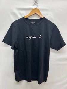 タグ付き未使用20241201【AGNES B.】アニエスベー 半袖 ロゴTシャツ コットン　EA65 S137 2