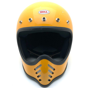 送料無料 BELL MOTO3 YELLOW 57cm/ベルモト3ビンテージヘルメット黄イエローvmxオフロードフルフェイスヘルメットstarモトスターmoto470s