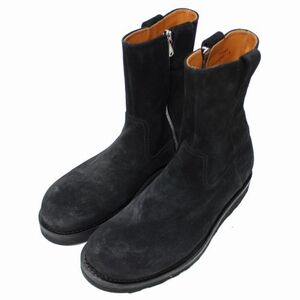 nonnative　 ノンネイティブ 24AW WORKER ZIP UP BOOTS COW LEATHER サイドジップスエードブーツ 8 ブラック