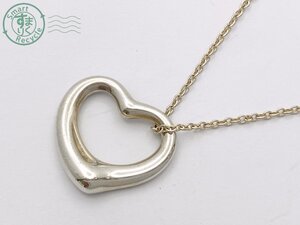 AL0607482　★ TIFFANY&Co. ティファニー エルサペレッティ オープンハート ネックレス ペンダント 925 シルバー アクセサリー