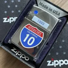 【未使用品】zippo 1993年vintage カリフォルニア高速道路10号線