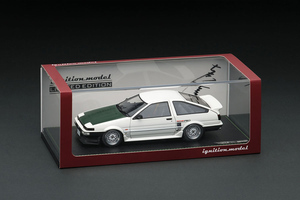 IG 1771 1/18 ドリキン AE86 トレノ WEB限定 Toyota Sprinter Trueno (AE86) 3Door TK-Street Ver.2 White イグニッションモデル 土屋圭一