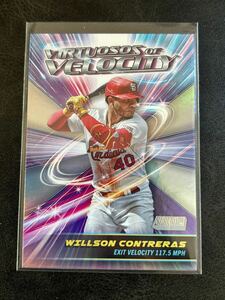 2024 Topps Stadium club スタクラ velocity willson contreras cardinals