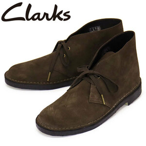 Clarks (クラークス) 26155485 Desert Boot デザートブーツ メンズブーツ Brown Suede CL091 UK9-約27cm