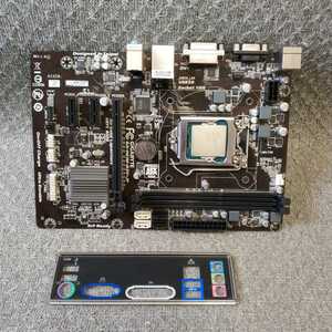 即日発 速達可★ マザーボード GIGABYTE GA-H81M-D3V-JP (H81 LGA1150 DDR3 USB3.0) ★ CPU Core i3 4130 3.40GHz ★BIOS起動確認済 M815