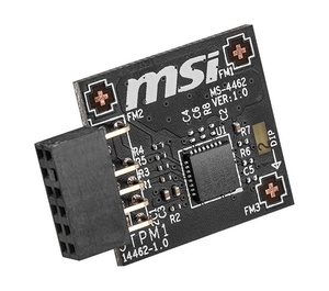 【新品】 MSI TPM 2.0 Module MS-4462 SPI Windows Bitlocker 暗号化 マザーボード用 セキュリティチップモジュール 純正品