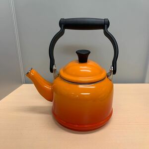 y040215m ル・クルーゼ(Le Creuset) ケトル ケトル・ デミ オレンジ ガス IH 対応