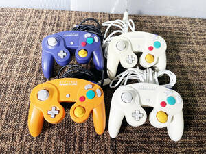 ★ 中古★4個セット！　Nintendo/ニンテンドー　GAMECUBE　ゲームキューブ　コントローラー【DOL-003】DGNN