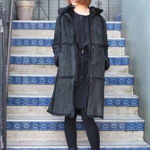 LAPIS BEAMS×GELLI MOUTON LONG COAT MADE IN ITALY/ラピスビームス×ジエッリムートンロングコート