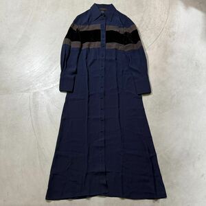 90s 00s Jean Paul Gaultier Long Dress archive rare ジャンポールゴルチエ ロングワンピース ドレス アーカイブ トップス シャツ ベロア