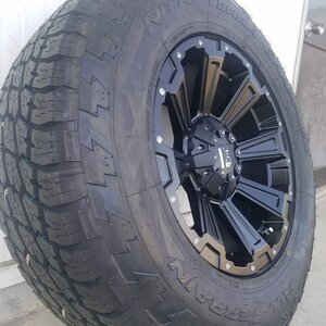 LEXXEL【DeathRock】プラド ハイラックス サーフ FJ サバーバン タホ Ｈ3 17インチ ニットー NITTO テラグラップラー 265/70R17 285/70R17