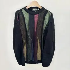 【dead stock】vintage 90s USA製 クージー  3Dニット