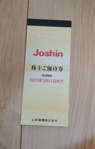 上新電機　株主優待券　5,000円分　送料無料