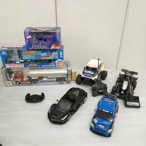 ◇ ラジコン７台まとめ フェラーリ/タンカー/トレーラー/クルーザー 他 箱付きあり 動確未/ジャンク品 ◇ N92769