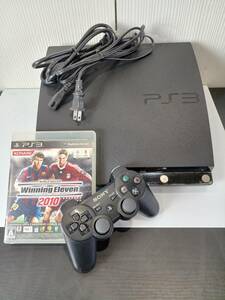 14021-02★SONY/ソニー PS3 PlayStation3 CECH-2500A 本体 ソフトセット ウイイレ2010★