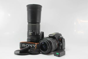 美品 SONY ソニー α55 (SLT-A55VY) Wズームレンズセット/ SIGMA 170-500mm F5-6.3 APO SONY / DT 18-55mm / 動作良好