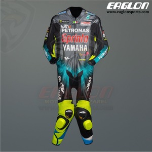 海外 送料込み 　高品質　バレンティーノ・ロッシ Petronas MotoGP 2021 　レーシングレザースーツ 　 サイズ各種　本革　レプリカ