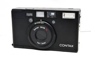 貴重！ キレイ！ CONTAX Tix　BLACK　コンタックス 高級コンパクトカメラ　ブラック　チタン　カールツァイス　Carl Zeiss Sonnar　単焦点