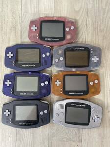 任天堂 Nintendo ニンテンドー GAMEBOY ADVANCE ゲームボーイアドバンス AGB-001 7台 動作未