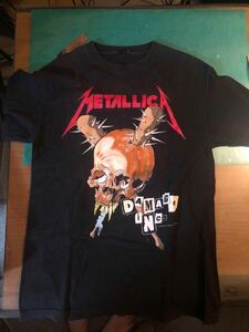 希少 メタリカ Metallica 当時物 バンドTシャツ ビンテージ ダメージジャスティス