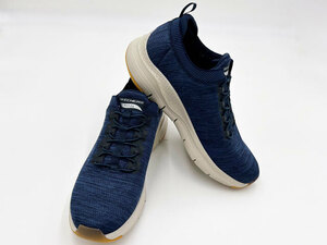 【ス31】232301-NVY■【左右サイズ違い】左27.5cm 右27cm■12650円■メンズスニーカー SKECHERS ARCH FIT-WAVEPORT