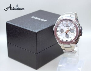 ☆時計☆CASIO (カシオ)☆GST-110D-7AJF☆G-SHOCK W文字盤 メンズ ソーラー 腕時計☆稼動品『VRW-262』