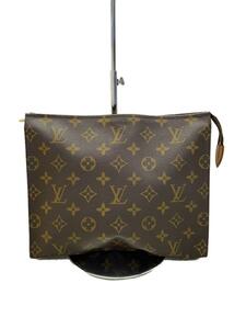 LOUIS VUITTON◆ポッシュ・トワレット26_モノグラム・キャンバス_BRW/PVC/ブラウン