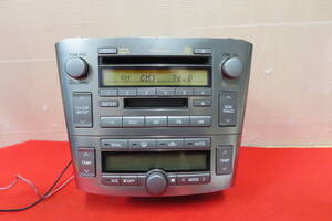 CS199＊動作保証付/トヨタ純正 86120-20A50 AZT251 AZT250 アベンシス 後期 CD MD デッキ /CDプレーヤー/2DIN