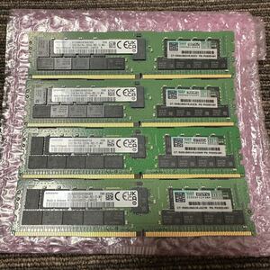 SAMSUNG DDR4 PC4-3200AA-RB2-12-MH1 M393A4K40EB3-CWECO 2Rx4 32GB x4枚 計128GB