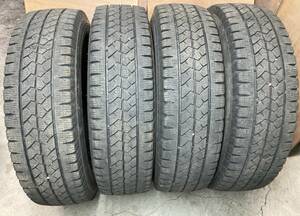 195/80R15 107/105L LT ブリヂストン BLIZZAK ブリザック VL1 4本セット スタッドレスタイヤ 中古 19年製 15インチ ハイエース キャラバン