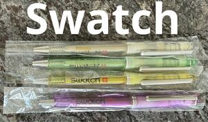 ★送料込★在庫放出★未使用★ swatch スウォッチ ボールペン 4カラー 非売品 ノベルティ スケルトン