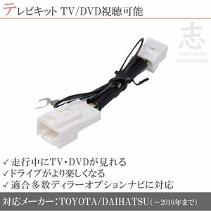 トヨタ 純正 NSZT-W61G他 走行中ＴＶ テレビキット TVキット テレビキャンセラー DOPナビ