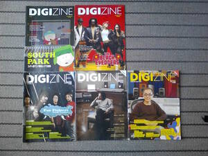 DIGIZINE 5冊 / FOUR 2005 WINTER / FIVE SPRING 2005 / 特別号 FALL 2007 / TWELVE WINTER 2009 / FOURTEEN SUMMER 2007