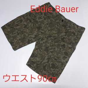 【W９０㎝】エディバウアー ハーフパンツ 迷彩 半パン Eddie Bauer