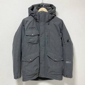 MAMMUT DRYTECH PRIME DOWN COAT ダウン ジャケット フーディ グレー Sサイズ マムート ブルゾン コート 4050032