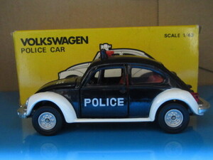 フォルクスワーゲン ポリスカー POLICE SINGAPORE KT-15 日本製 1/43 VOLKSWAGEN トミー TOMICA DANDY VW カドー