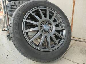 タイヤホイールセット 205/55R16 YOKOHAMA / 5穴 114.3 Weds VELVA 160R インプレッサ/レガシィ/フォレスター/BRZ/プリウスに