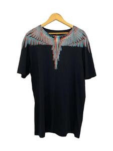 MARCELO BURLON COUNTY OF MILAN◆Tシャツ/XL/コットン/BLK/プリント