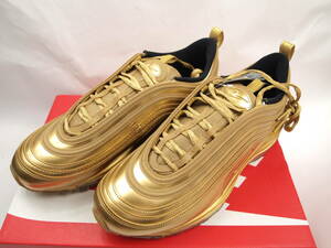 ｈ-617　新品未使用　ナイキ スニーカー エアマックス ゴールド　NIKE AIR MAX 97 QS METALLIC GOLD CT4556-700 27㎝ US9 UK8