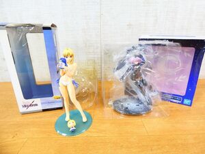 ◎(KR-47)美少女系フィギュア Fate/フェイトシリーズ セイバー＆シールダー/マシュ・キリエライト 2体セット まとめて 箱付き ＠100(12)