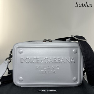 【新品未使用】現行 DOLCE & GABBANA ドルチェ＆ガッパーナ レザー ショルダーバッグ カメラバッグ メンズ レディース ドルガバ 定価22万円