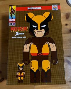 メディコムトイ BE@RBRICKベアブリック WOLVERINE (BROWN Ver.) X-MEN ウルヴァリン 400%&100%