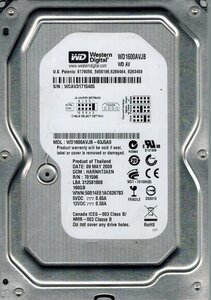 3.5インチ Western Digital WD1600 WD1600AVJB 160GB 3.5inch IDE PATA 内臓ハードディスク　増設HDD　送料無料【中古】