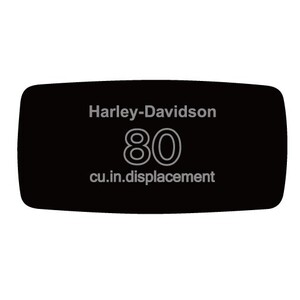 ショベルヘッド純正エアクリーナー用プレート　【HARLEY-DAVIDSON 80 cu.in.displacement】