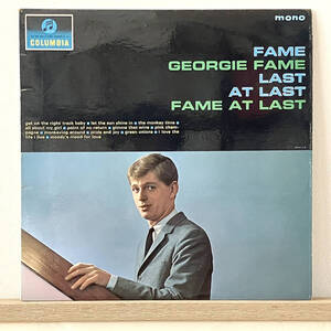 UK-Columbia/青文字MONO【状態極上】オリジナル初版/(マト:1N/1N)Georgie Fame「Fame At Last」1964/ジョージー・フェイム/mods/R&B